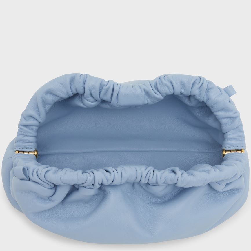 Women's Mansur Gavriel Mini Cloud Clutch Bags Light Blue | AU 5128GB